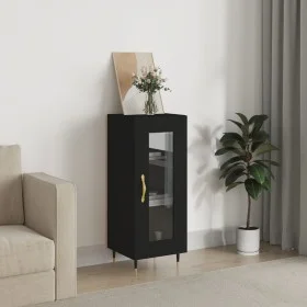 Black plywood sideboard 34.5x34x90 cm by vidaXL, Sideboards - Ref: Foro24-828773, Price: 57,81 €, Discount: %