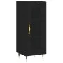 Aparador de madera contrachapada negro 34,5x34x90 cm de vidaXL, Aparadores - Ref: Foro24-828773, Precio: 57,81 €, Descuento: %