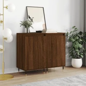 Sideboards 2 Stk. Holzwerkstoff braune Eiche 40x35x70 cm von vidaXL, Sideboards - Ref: Foro24-831051, Preis: 85,74 €, Rabatt: %