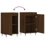 2 brown oak engineered wood sideboards 40x35x70 cm by vidaXL, Sideboards - Ref: Foro24-831051, Price: 85,74 €, Discount: %