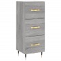 Sonoma gray engineered wood sideboard 34.5x34x90 cm by vidaXL, Sideboards - Ref: Foro24-828586, Price: 70,18 €, Discount: %