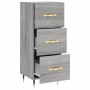 Sonoma gray engineered wood sideboard 34.5x34x90 cm by vidaXL, Sideboards - Ref: Foro24-828586, Price: 70,18 €, Discount: %
