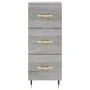Sonoma graues Sideboard aus Holzwerkstoff, 34,5 x 34 x 90 cm von vidaXL, Sideboards - Ref: Foro24-828586, Preis: 69,31 €, Rab...