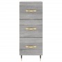 Sonoma gray engineered wood sideboard 34.5x34x90 cm by vidaXL, Sideboards - Ref: Foro24-828586, Price: 70,18 €, Discount: %