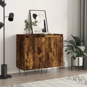 Sideboards 2 Stück, Holzwerkstoff, geräucherte Eiche, 40 x 35 x 70 cm von vidaXL, Sideboards - Ref: Foro24-831063, Preis: 60,...