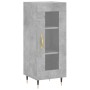 Aparador de madera contrachapada gris hormigón 34,5x34x90 cm de vidaXL, Aparadores - Ref: Foro24-828776, Precio: 56,62 €