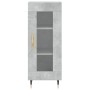 Aparador de madera contrachapada gris hormigón 34,5x34x90 cm de vidaXL, Aparadores - Ref: Foro24-828776, Precio: 56,62 €