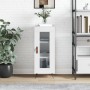Hochglanzweißes Sperrholz-Sideboard 34,5 x 34 x 90 cm von vidaXL, Sideboards - Ref: Foro24-828766, Preis: 62,93 €, Rabatt: %