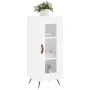 Hochglanzweißes Sperrholz-Sideboard 34,5 x 34 x 90 cm von vidaXL, Sideboards - Ref: Foro24-828766, Preis: 62,15 €, Rabatt: %