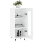 Hochglanzweißes Sperrholz-Sideboard 34,5 x 34 x 90 cm von vidaXL, Sideboards - Ref: Foro24-828766, Preis: 62,15 €, Rabatt: %