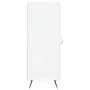 Glossy white plywood sideboard 34.5x34x90 cm by vidaXL, Sideboards - Ref: Foro24-828766, Price: 62,15 €, Discount: %