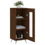 Oak brown engineered wood sideboard 34.5x34x90 cm by vidaXL, Sideboards - Ref: Foro24-828771, Price: 62,71 €, Discount: %