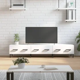 Mueble de TV madera de ingeniería blanco 150x36x30 cm de vidaXL, Muebles TV - Ref: Foro24-829156, Precio: 96,21 €, Descuento: %