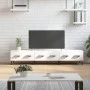 Weißer TV-Schrank aus Holzwerkstoff, 150 x 36 x 30 cm von vidaXL, TV-Möbel - Ref: Foro24-829156, Preis: 96,21 €, Rabatt: %