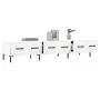 Weißer TV-Schrank aus Holzwerkstoff, 150 x 36 x 30 cm von vidaXL, TV-Möbel - Ref: Foro24-829156, Preis: 96,21 €, Rabatt: %