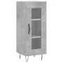Concrete gray plywood sideboard 34.5x34x90 cm by vidaXL, Sideboards - Ref: Foro24-828792, Price: 54,95 €, Discount: %