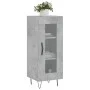 Concrete gray plywood sideboard 34.5x34x90 cm by vidaXL, Sideboards - Ref: Foro24-828792, Price: 54,95 €, Discount: %