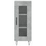 Concrete gray plywood sideboard 34.5x34x90 cm by vidaXL, Sideboards - Ref: Foro24-828792, Price: 55,56 €, Discount: %
