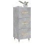 Concrete gray plywood sideboard 34.5x34x90 cm by vidaXL, Sideboards - Ref: Foro24-828584, Price: 67,98 €, Discount: %