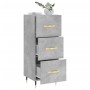 Concrete gray plywood sideboard 34.5x34x90 cm by vidaXL, Sideboards - Ref: Foro24-828584, Price: 67,98 €, Discount: %