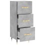 Concrete gray plywood sideboard 34.5x34x90 cm by vidaXL, Sideboards - Ref: Foro24-828584, Price: 67,98 €, Discount: %