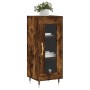 Engineered wood smoked oak sideboard 34.5x34x90 cm by vidaXL, Sideboards - Ref: Foro24-828777, Price: 56,54 €, Discount: %