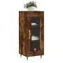Engineered wood smoked oak sideboard 34.5x34x90 cm by vidaXL, Sideboards - Ref: Foro24-828777, Price: 55,89 €, Discount: %