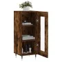 Engineered wood smoked oak sideboard 34.5x34x90 cm by vidaXL, Sideboards - Ref: Foro24-828777, Price: 55,89 €, Discount: %