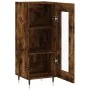 Engineered wood smoked oak sideboard 34.5x34x90 cm by vidaXL, Sideboards - Ref: Foro24-828777, Price: 55,89 €, Discount: %