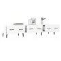 TV stand made of white glossy engineered wood, 150x36x30 cm by vidaXL, TV Furniture - Ref: Foro24-829166, Price: 104,04 €, Di...