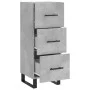Gray concrete plywood sideboard 34.5x34x90 cm by vidaXL, Sideboards - Ref: Foro24-828632, Price: 77,84 €, Discount: %