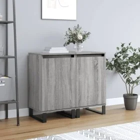 Sideboards 2 pcs Sonoma gray engineered wood 40x35x70 cm by vidaXL, Sideboards - Ref: Foro24-831081, Price: 74,25 €, Discount: %