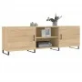 TV cabinet engineered wood Sonoma oak 150x30x50 cm by vidaXL, TV Furniture - Ref: Foro24-829119, Price: 119,79 €, Discount: %
