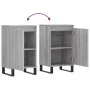 Sideboards 2 pcs Sonoma gray engineered wood 40x35x70 cm by vidaXL, Sideboards - Ref: Foro24-831081, Price: 74,25 €, Discount: %