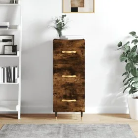 Smoked oak engineered wood sideboard 34.5x34x90 cm by vidaXL, Sideboards - Ref: Foro24-828585, Price: 67,25 €, Discount: %