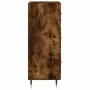 Sideboard aus geräuchertem Eichenholzwerkstoff, 34,5 x 34 x 90 cm von vidaXL, Sideboards - Ref: Foro24-828585, Preis: 67,25 €...