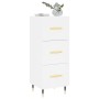 Weißes Sideboard aus Holzwerkstoff, 34,5 x 34 x 90 cm von vidaXL, Sideboards - Ref: Foro24-828580, Preis: 70,29 €, Rabatt: %