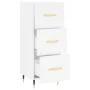 Weißes Sideboard aus Holzwerkstoff, 34,5 x 34 x 90 cm von vidaXL, Sideboards - Ref: Foro24-828580, Preis: 69,43 €, Rabatt: %