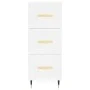 Weißes Sideboard aus Holzwerkstoff, 34,5 x 34 x 90 cm von vidaXL, Sideboards - Ref: Foro24-828580, Preis: 69,43 €, Rabatt: %