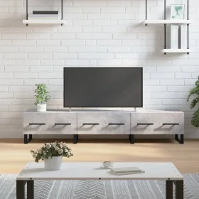 Mueble para TV madera de ingeniería gris hormigón 150x36x30 cm de vidaXL, Muebles TV - Ref: Foro24-829176, Precio: 155,33 €, ...