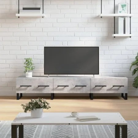 Mueble para TV madera de ingeniería gris hormigón 150x36x30 cm de vidaXL, Muebles TV - Ref: Foro24-829176, Precio: 155,33 €, ...
