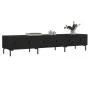 Black engineered wood TV cabinet 150x36x30 cm by vidaXL, TV Furniture - Ref: Foro24-829157, Price: 119,52 €, Discount: %
