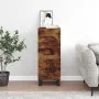 Smoked oak engineered wood sideboard 34.5x34x90 cm by vidaXL, Sideboards - Ref: Foro24-828633, Price: 83,33 €, Discount: %