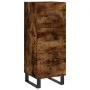Smoked oak engineered wood sideboard 34.5x34x90 cm by vidaXL, Sideboards - Ref: Foro24-828633, Price: 83,33 €, Discount: %