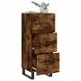Smoked oak engineered wood sideboard 34.5x34x90 cm by vidaXL, Sideboards - Ref: Foro24-828633, Price: 83,33 €, Discount: %