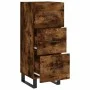 Smoked oak engineered wood sideboard 34.5x34x90 cm by vidaXL, Sideboards - Ref: Foro24-828633, Price: 83,33 €, Discount: %