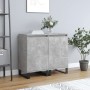 Sideboards 2 pcs concrete gray engineered wood 40x35x70 cm by vidaXL, Sideboards - Ref: Foro24-831077, Price: 98,19 €, Discou...