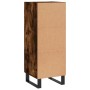 Aparador madera de ingeniería roble ahumado 34,5x34x90 cm de vidaXL, Aparadores - Ref: Foro24-828633, Precio: 84,48 €, Descue...
