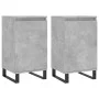 Aparadores 2 uds madera de ingeniería gris hormigón 40x35x70 cm de vidaXL, Aparadores - Ref: Foro24-831077, Precio: 96,98 €, ...
