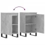 Aparadores 2 uds madera de ingeniería gris hormigón 40x35x70 cm de vidaXL, Aparadores - Ref: Foro24-831077, Precio: 96,98 €, ...